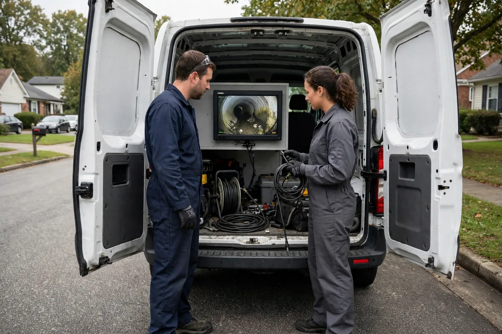 Duluth Sewer Line Experts technicians