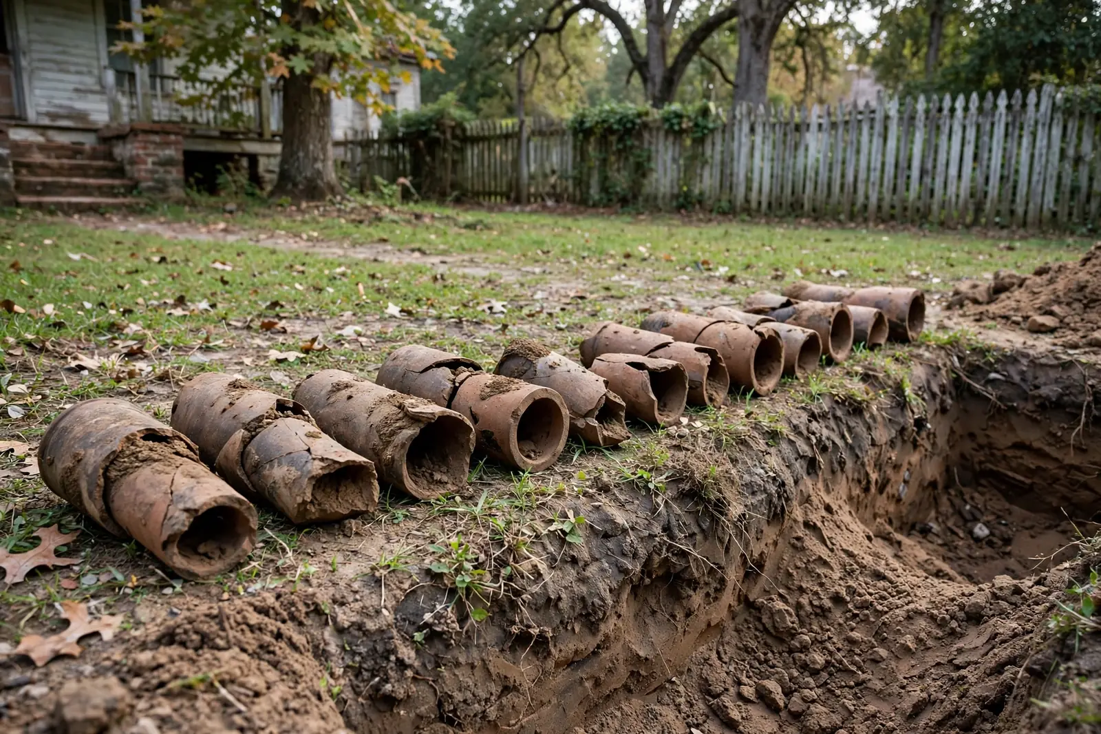 Older Fragile Pipes in the Historic Core