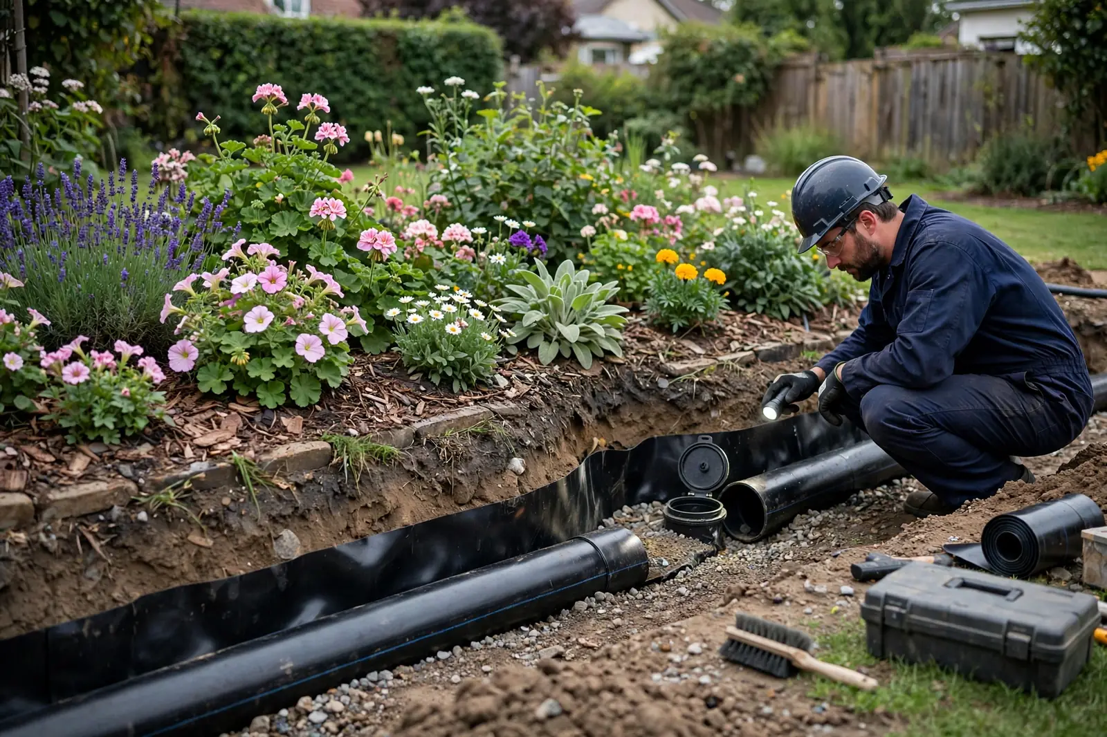 Garden Bed Line Sealed Within